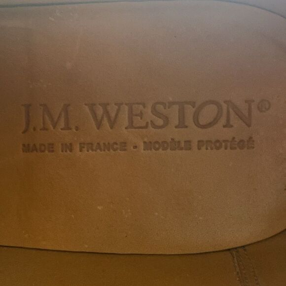 JM Weston Men’s Black Leather Derbys Size 7 UK or about Size 8 US.Made in France - Picture 12 of 14